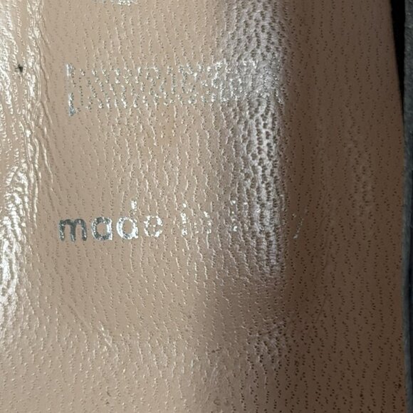 Gucci Malaga Black Kid Web Horsebit Low Heel Slingback Pumps Sz 36.5 - Picture 12 of 14